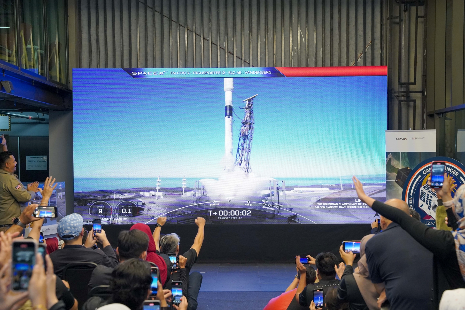 Moment of Launch on 15 January 2025